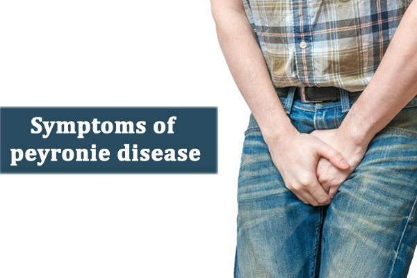 Symptoms of peyronie's disease