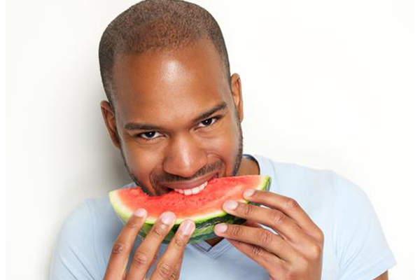 Eat watermelon